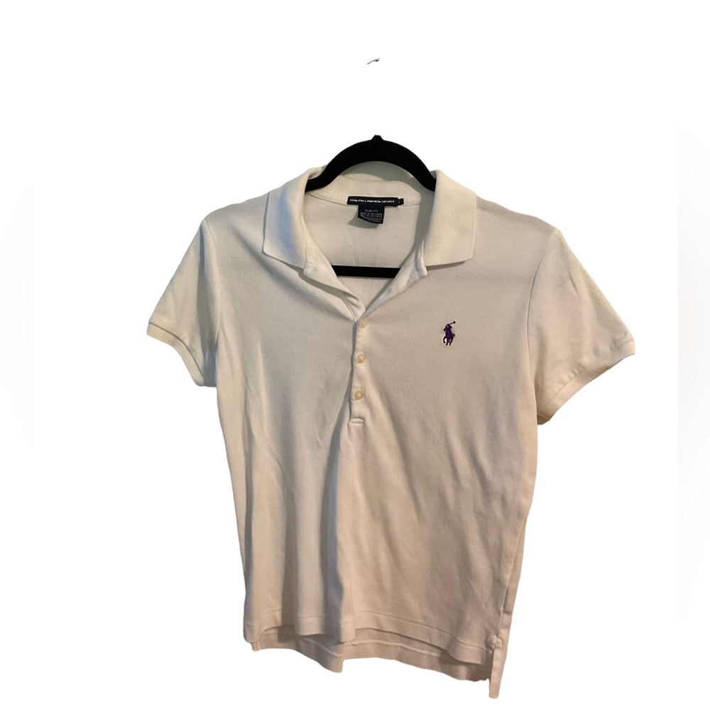 Ralph Lauren Sport White Polo